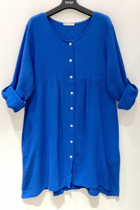 Robe-GZ2704-BLEU ROYAL