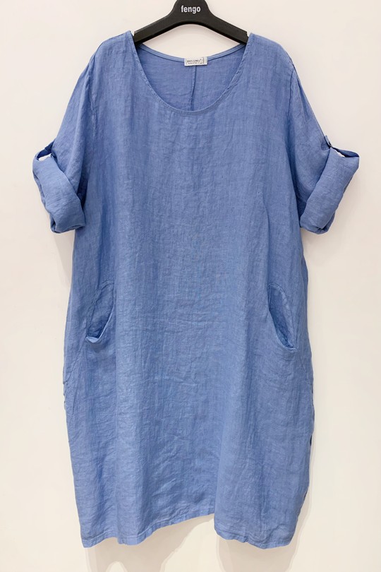 ROBE-LIN-2P---BLEU JEAN