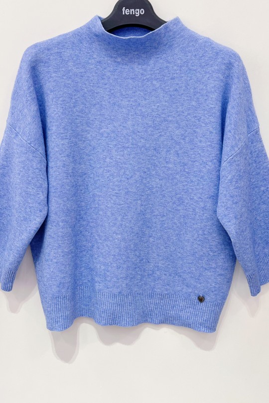 PULL-25W265-BLEU CIEL