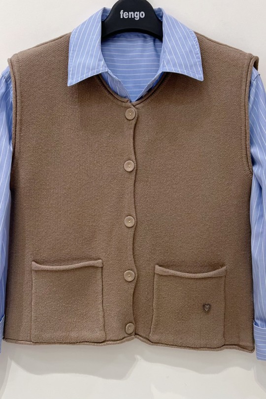 GILET-25W78-TAUPE