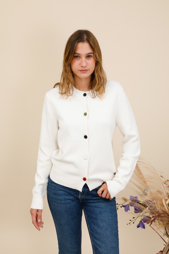 Gilet-26W028-ECRU