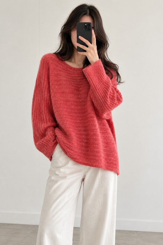 PULL-MH256W201-SAUMON