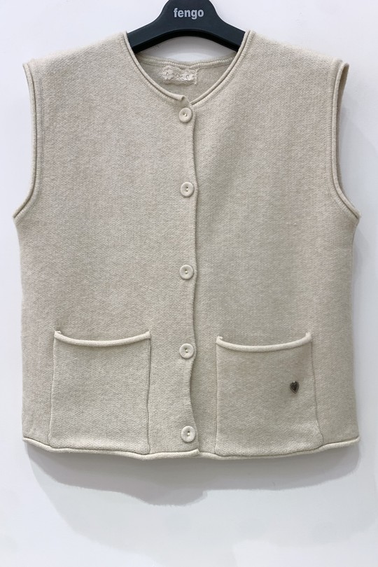 GILET-25W78-VANILLE
