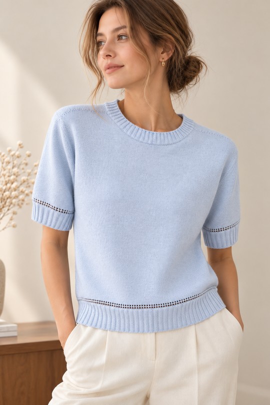 Pull-256WCA292-BLEU CIEL