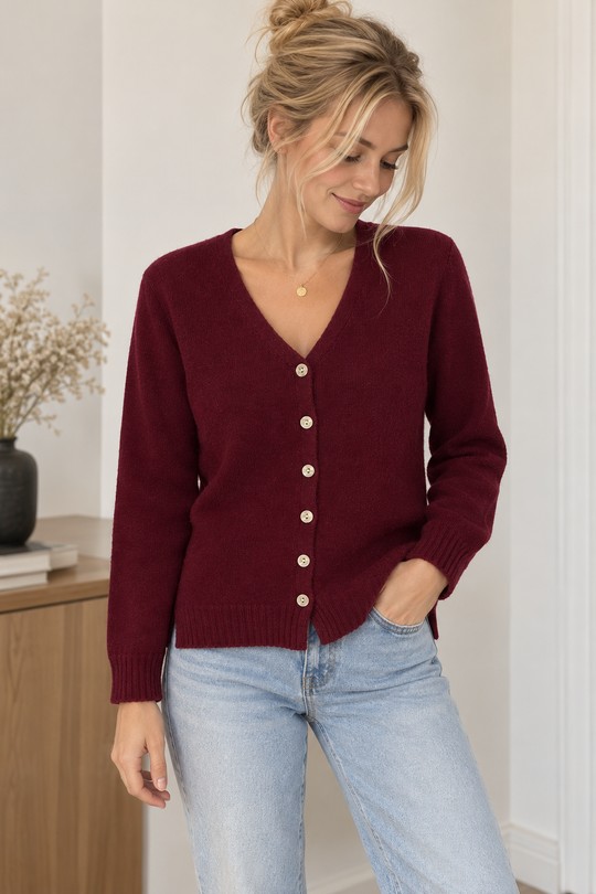 GILET-256WCA107-BORDEAUX