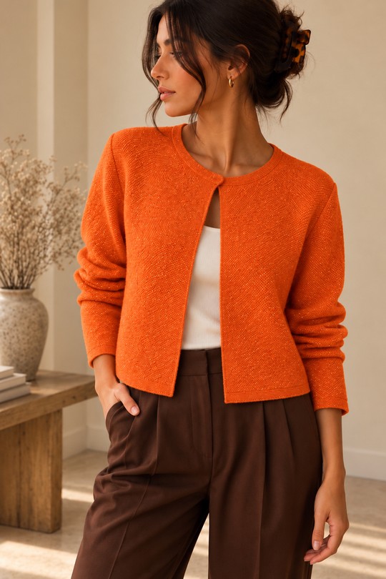 GILET-256W171-ORANGE