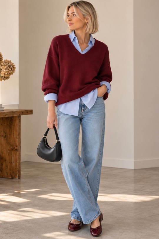 PULL-256W009-BORDEAUX