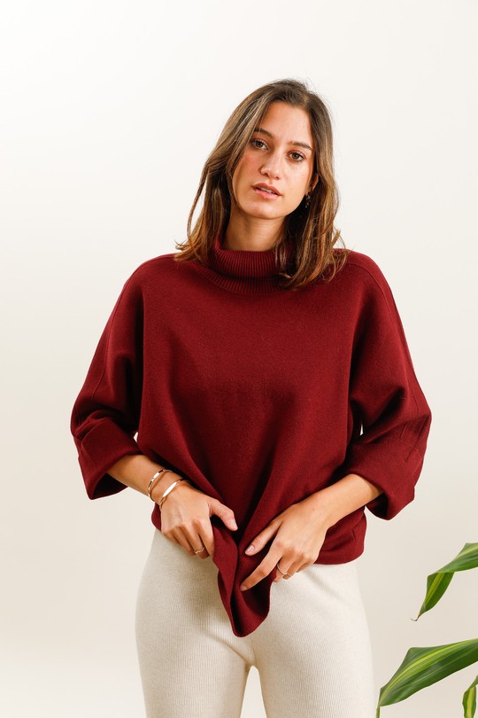PULL-256W9225-BORDEAUX
