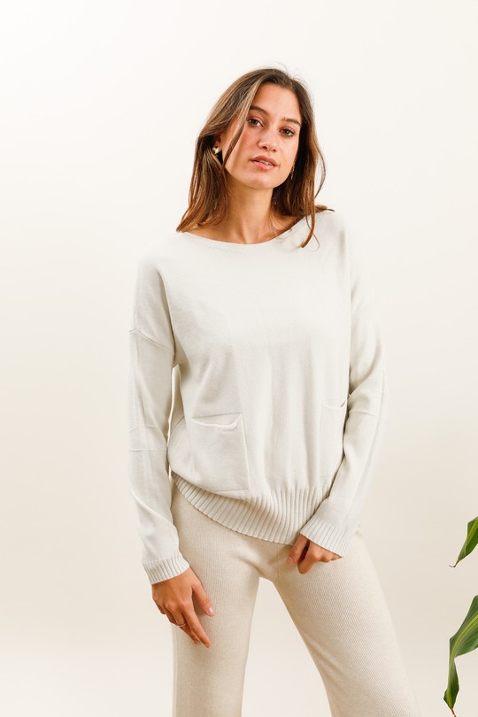 PULL-256W086-ECRU