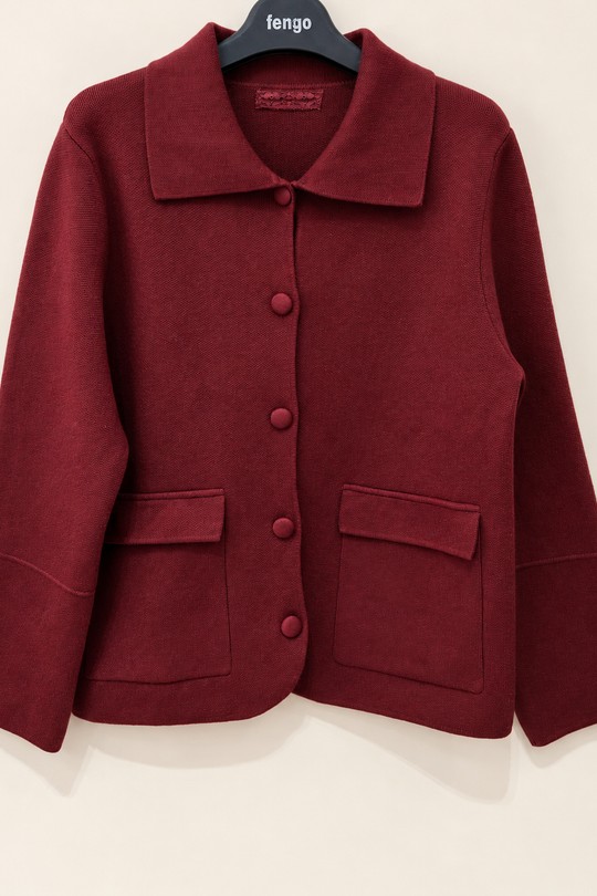 VESTE-26W025-BORDEAUX