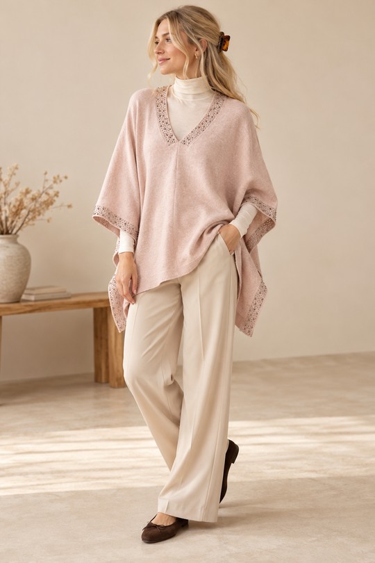 PONCHO-25W101-BLUSH