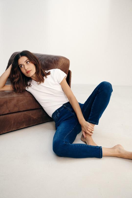 H6974-BLEU JEAN FONCÉ