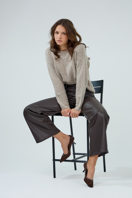H6996 - Severine-MARRON FONCÉ