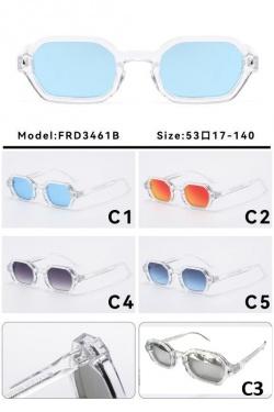 FRD3461B BOITE 12PCS-ARGENT, BLEU CIEL, BLEU MARINE, NOIR, ORANGE