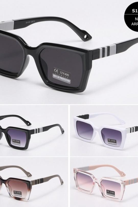 S1319 BOITE 12 PCS-BLANC, MARRON, NOIR, ROSE, VIOLET
