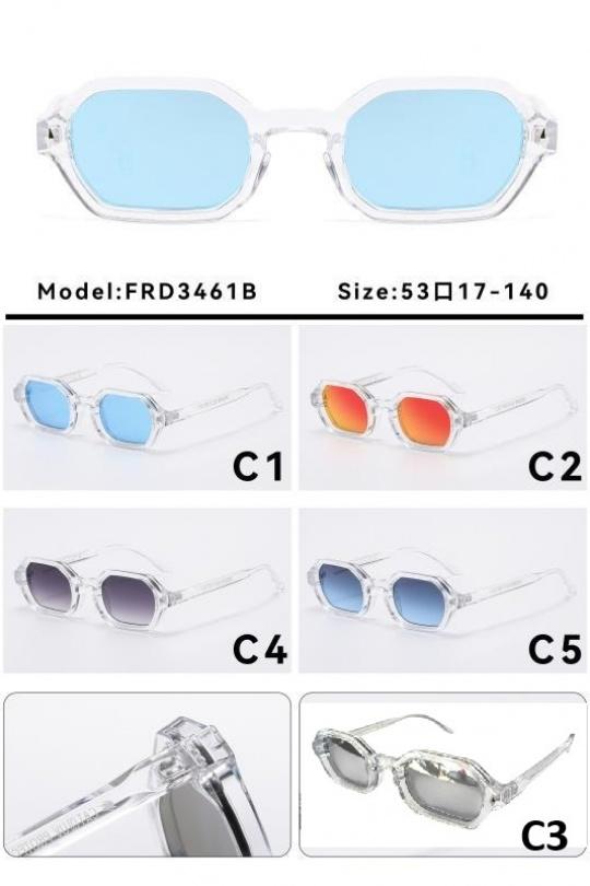 FRD3461B BOITE 12PCS-ARGENT, BLEU CIEL, BLEU MARINE, NOIR, ORANGE