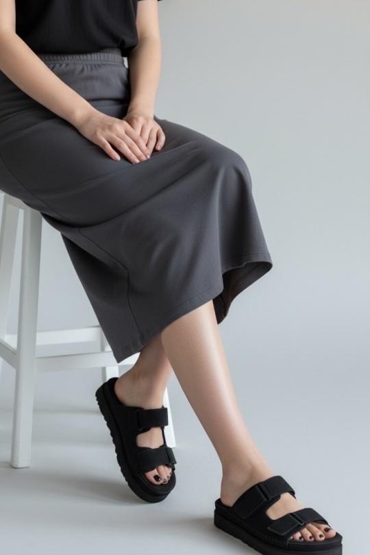 P1262- HAUTEUR 4 CM-NOIR