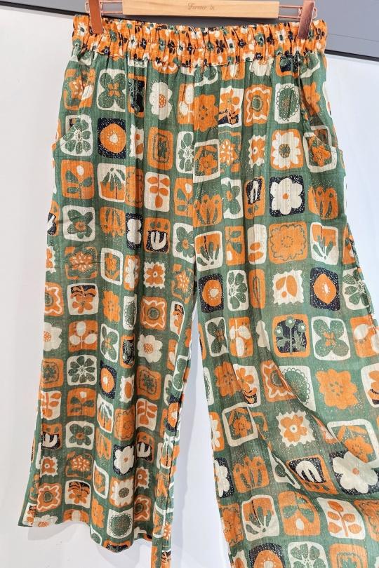 YYCD-759（25）DOBBY PANTALON-IP087-KAKI