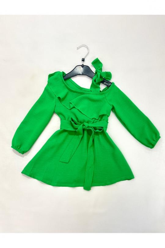 ROBE NOEUD -VERT