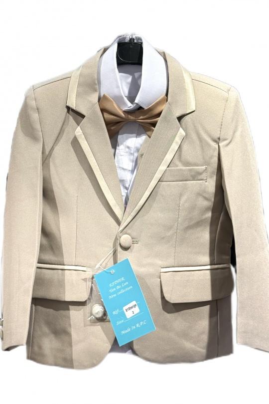 818 COSTUMES 5 PIÈCES-BEIGE