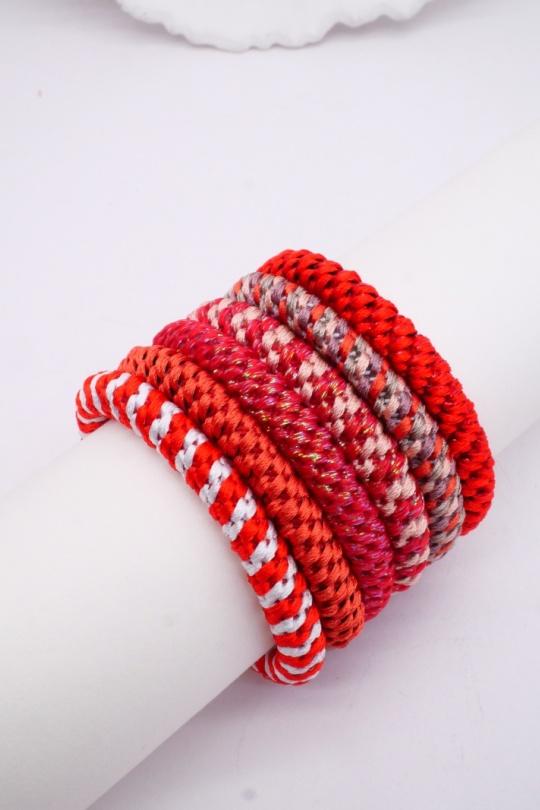 ELASTIQUE A CHEVEUX -ROUGE