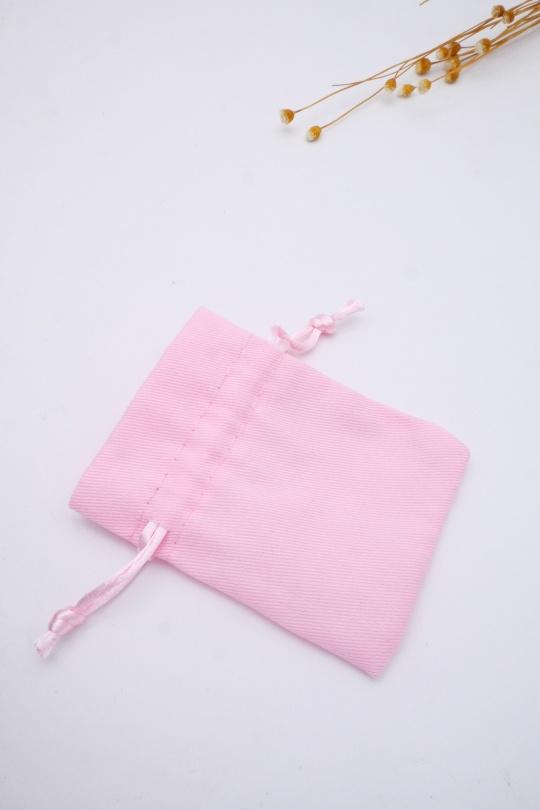 POCHETTES COTON 7X9CM-BLUSH