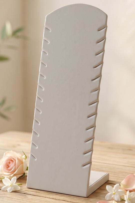 PRESENTOIR BR 9X25CM-BLANC