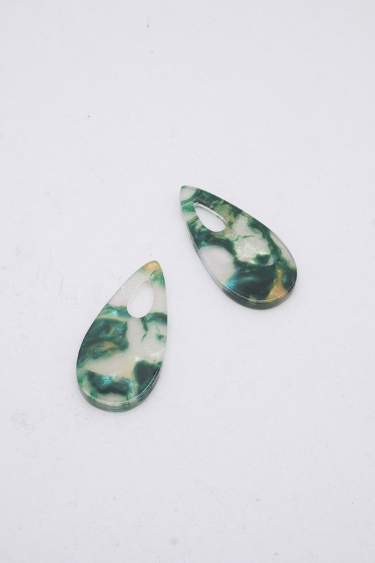 GOUTTE 13X27MM-VERT