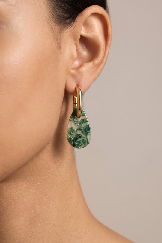 BO GOUTTE 13X27MM-VERT