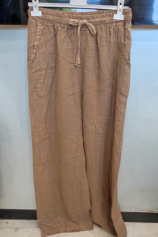LIN 3319 RAYURE-CAMEL