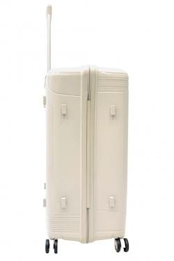 TRUNKY, LOT DE 3 VALISES RECTANGULAIRE EN POLYPROPYLÈNE (799) BEIGE-BEIGE