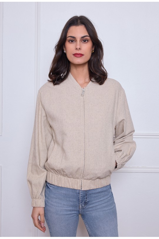 1586-BEIGE CHINÉ
