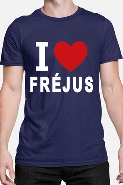 I love Fréjus - Tshirt Homme-GRIS