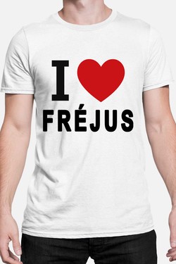I love Fréjus - Tshirt Homme-GRIS