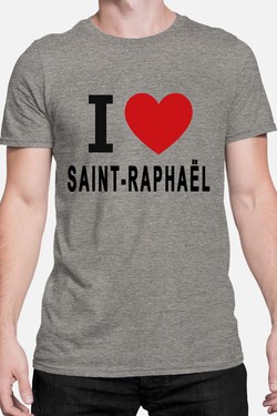 I love SAINT-RAPHAËL - Tshirt Homme-MARINE