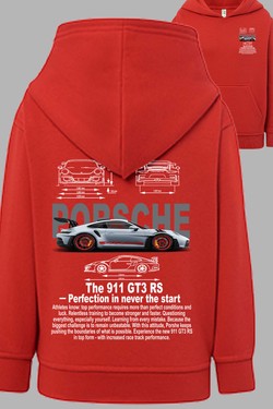 Porsche 911 RS - Sweat Capuche Garçon AR-NOIR