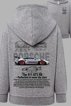 Porsche 911 RS - Sweat Capuche Garçon AR-NOIR