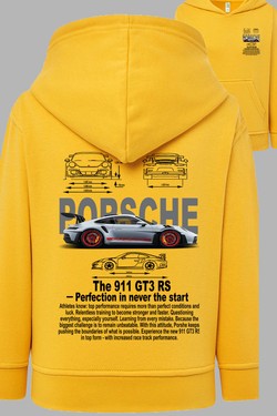 Porsche 911 RS - Sweat Capuche Garçon AR-NOIR