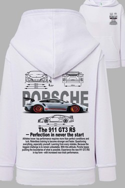 Porsche 911 RS - Sweat Capuche Garçon AR-NOIR