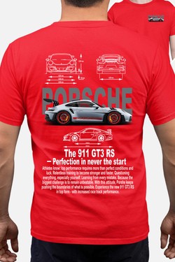 Porsche 911 RS - Tshirt Homme AR-ROUGE