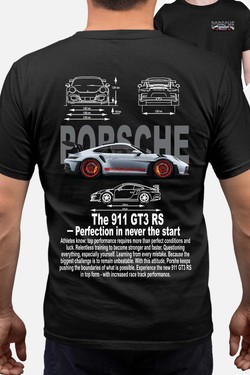 Porsche 911 RS - Tshirt Homme AR-ROUGE