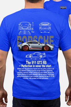 Porsche 911 RS - Tshirt Homme AR-ROUGE