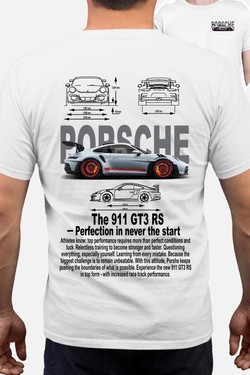 Porsche 911 RS - Tshirt Homme AR-ROUGE