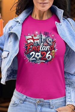 Cdm26 England - Tshirt Femme - FC-JAUNE