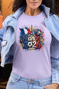 Cdm26 France - Tshirt Femme - FC-FUSHIA