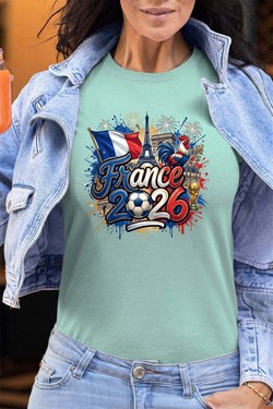Cdm26 France - Tshirt Femme - FC-FUSHIA