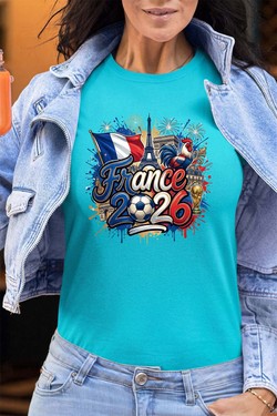 Cdm26 France - Tshirt Femme - FC-FUSHIA