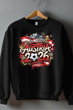 Cdm26 Austria - Sweat Col Rond Homme-BLEU ROI