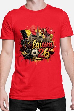 Cdm26 Belgium - Tshirt Homme-GRIS