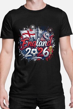 Cdm26 England - Tshirt Homme-NOIR